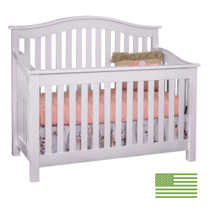 Amish 4 in 1 Convertible Baby Crib - Aria